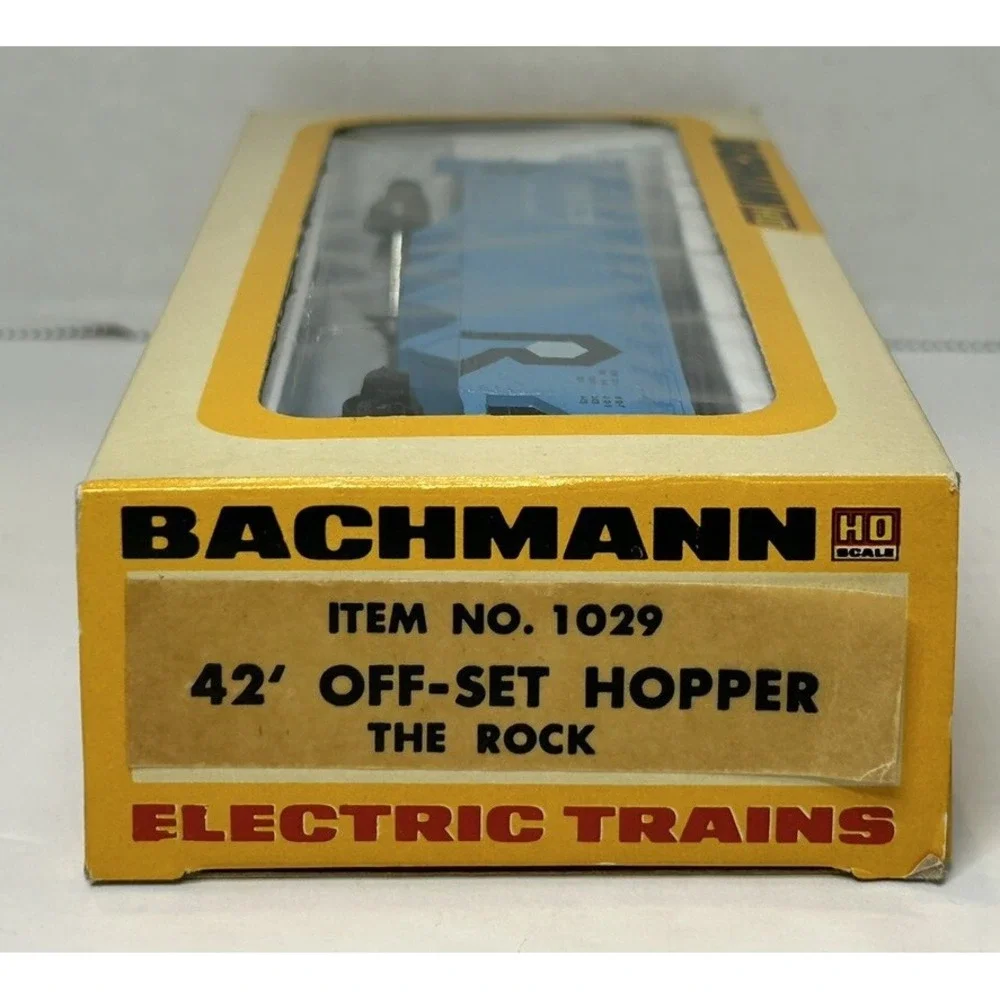 Bachmann‎ HO Scale #1029 42' Open Quad Offset Hopper Rock Island EUC